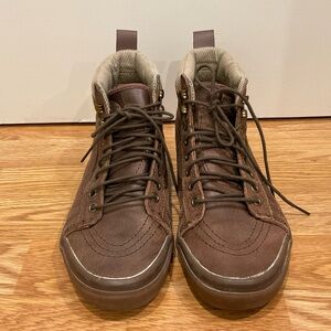 Vans Men's Brown High-Top Sneakers